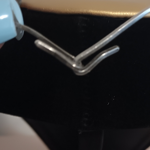 TORQUE CHOKER NECKLACE 925 STERLING SILVER - Picture 4 of 7